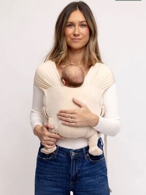 Wildbird aerial newborn buckle wrap in Sparrow